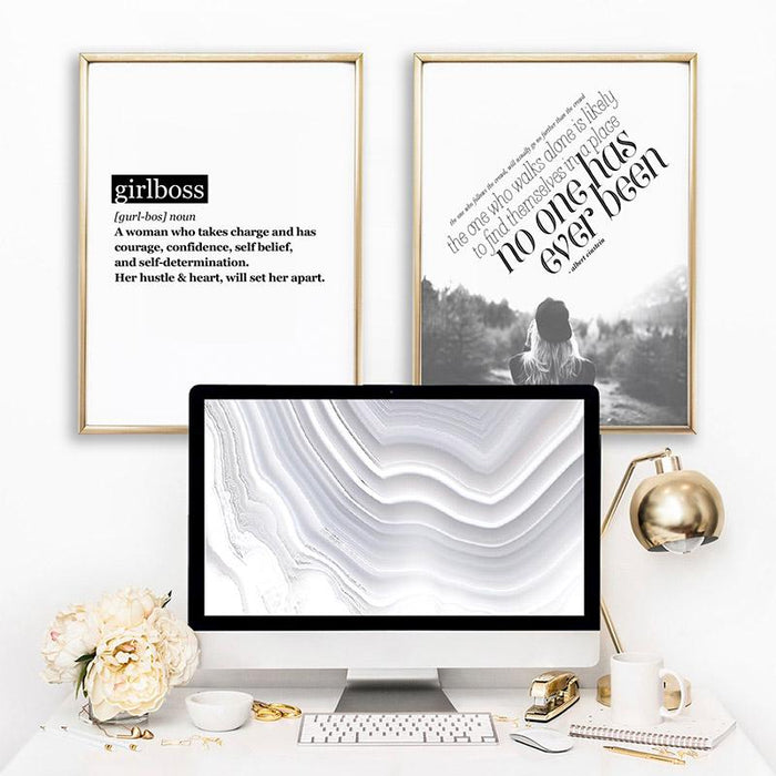 Girlboss Definition - Art Print - Ozark Home