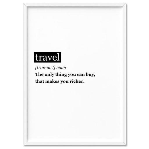 Travel Definition - Art Print - Ozark Home