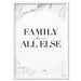 Family, above all else - Art Print - Ozark Home