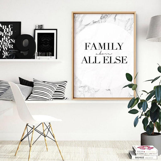 Family, above all else - Art Print - Ozark Home