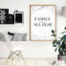 Family, above all else - Art Print - Ozark Home