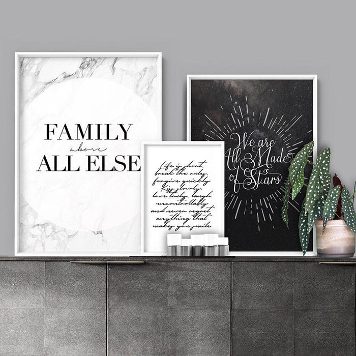 Family, above all else - Art Print - Ozark Home
