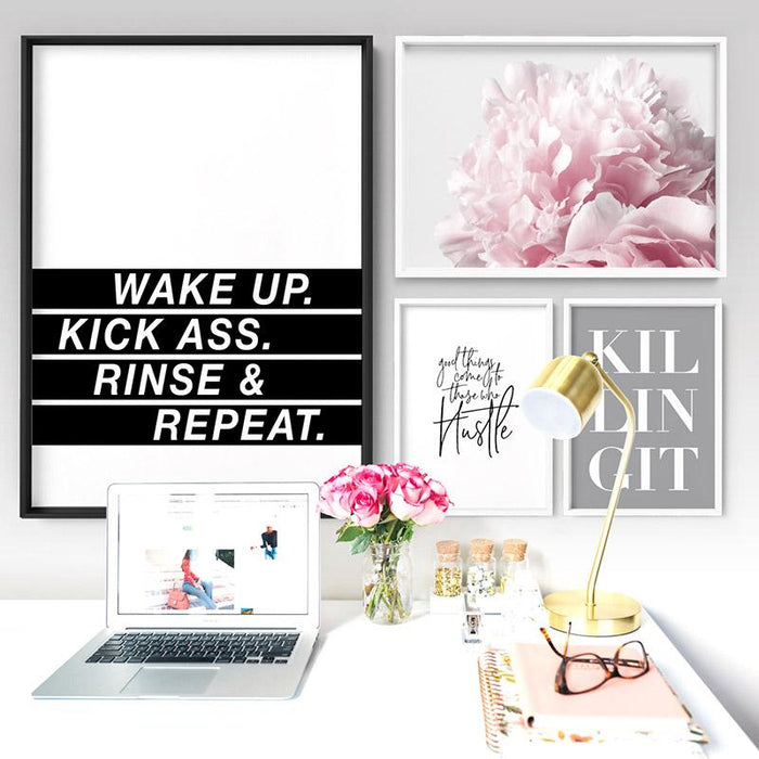 Good things come to those who hustle - Art Print - Ozark Home