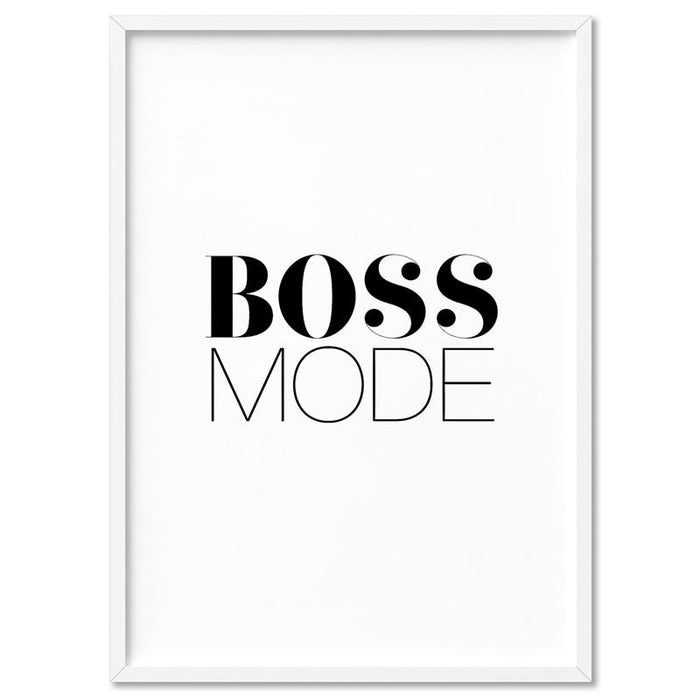 Boss Mode - Art Print - Ozark Home