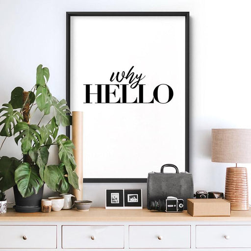 Why Hello - Art Print - Ozark Home