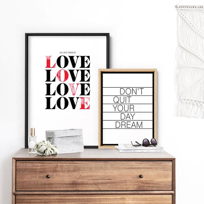 All you need is Love - Art Print - Ozark Home