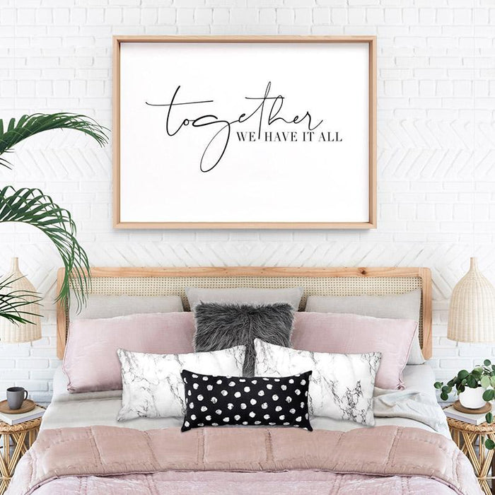 Together, we have it all - Art Print - Ozark Home