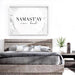 Namastay in Bed - Art Print - Ozark Home