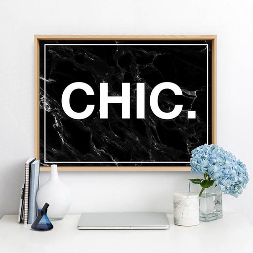 CHIC Word Typography - Art Print - Ozark Home