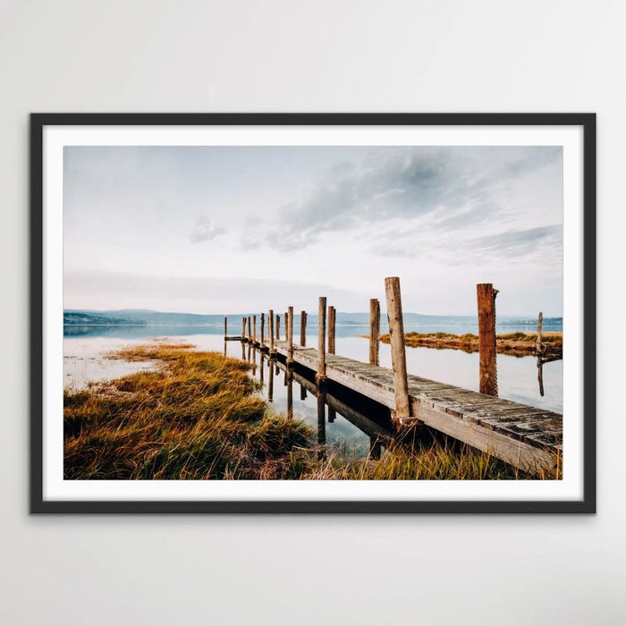 Tamar River Jetty -  Tasmania Photographic Art Print