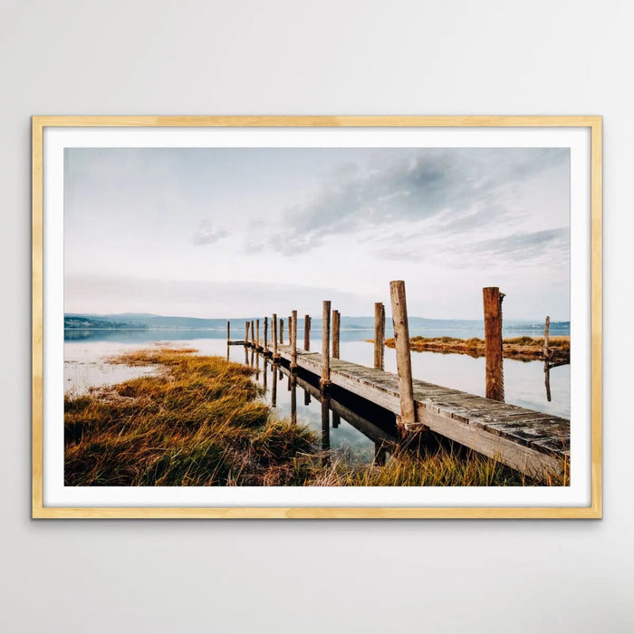 Tamar River Jetty -  Tasmania Photographic Art Print