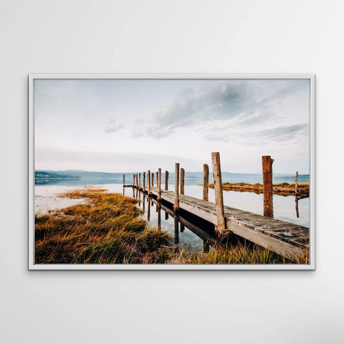 Tamar River Jetty -  Tasmania Photographic Art Print