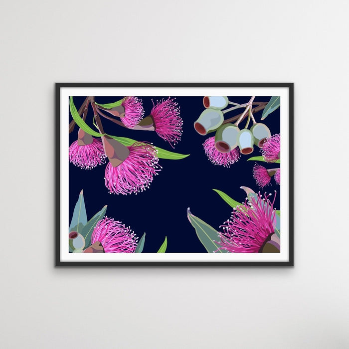 The Colours Of The Bush - Australian Native Eucalyptus Art Print Stretched Canvas Wall Art