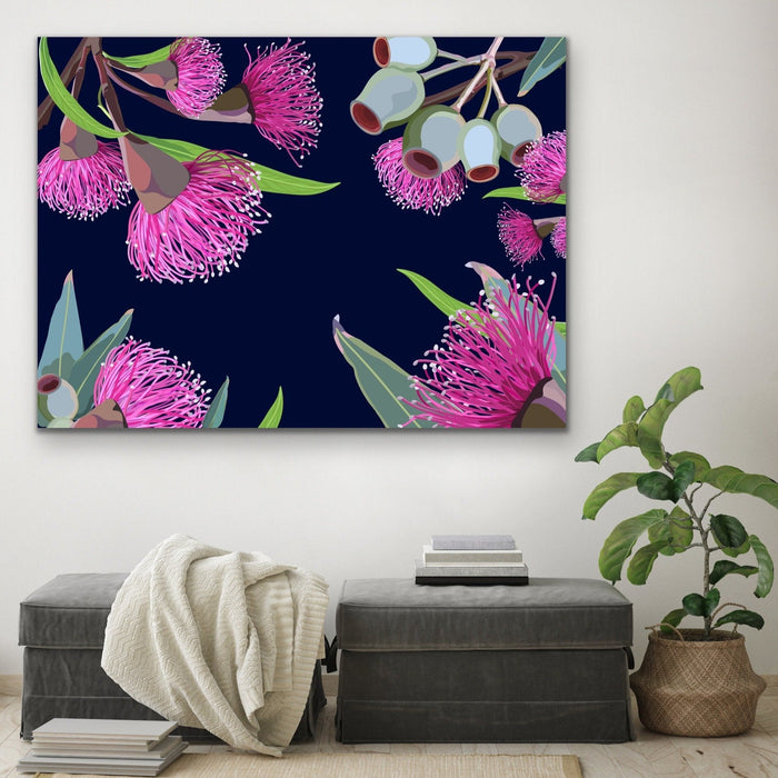 The Colours Of The Bush - Australian Native Eucalyptus Art Print Stretched Canvas Wall Art