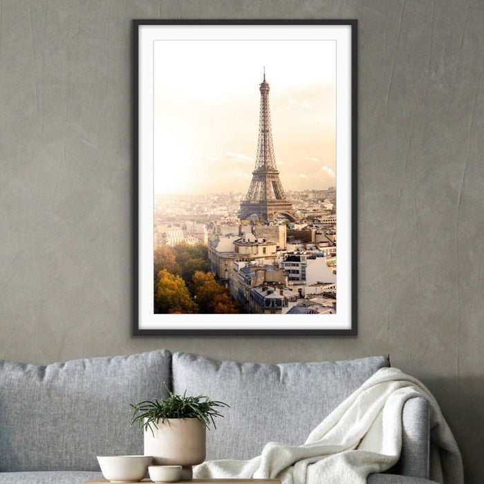 The Eiffel Tower at Dusk - Paris France Photographic Print