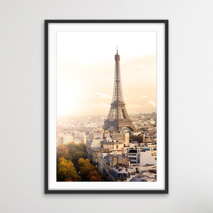 The Eiffel Tower at Dusk - Paris France Photographic Print