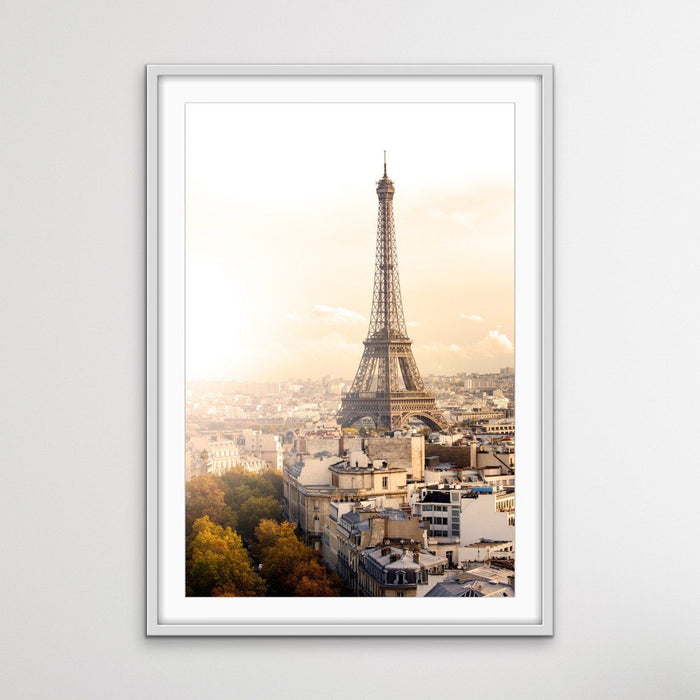 The Eiffel Tower at Dusk - Paris France Photographic Print