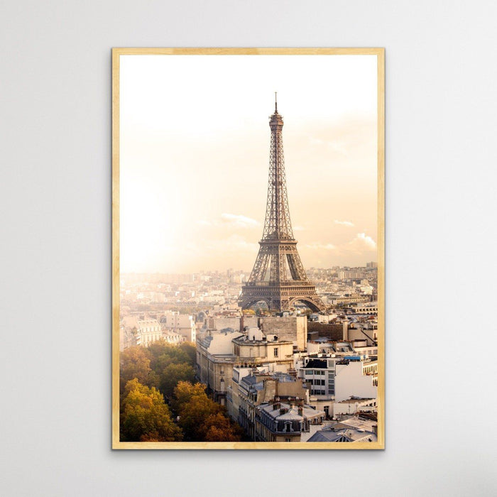 The Eiffel Tower at Dusk - Paris France Photographic Print