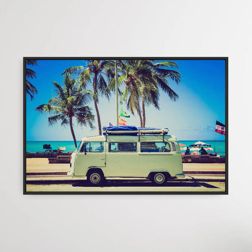 Travel Trailer in the Beach, Wall Art, Ozark Home 