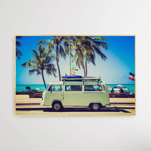 Travel Trailer in the Beach, Wall Art, Ozark Home 