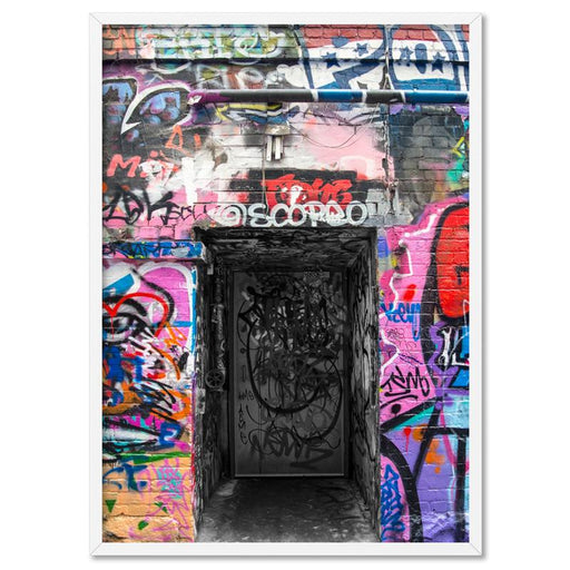 Melbourne Street Art / Hosier Lane Door I - Art Print, Wall Art, Ozark Home 