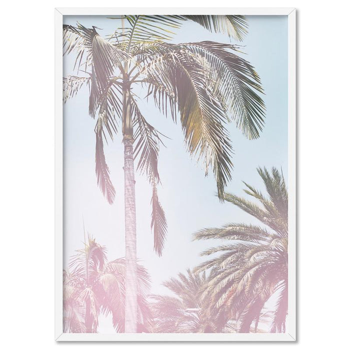 California Pastels / Palm Views - Art Print, Wall Art, Ozark Home 