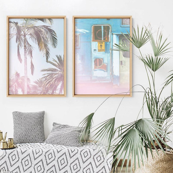 California Pastels / Palm Views - Art Print, Wall Art, Ozark Home 