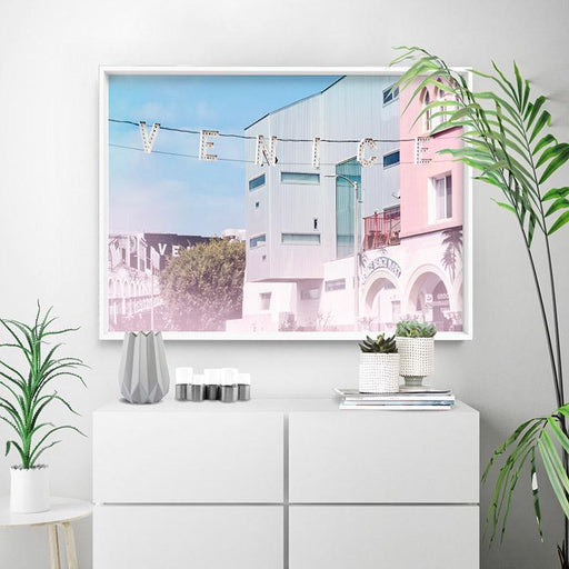 California Pastels / Venice Beach Sign - Art Print, Wall Art, Ozark Home 