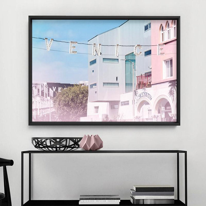 California Pastels / Venice Beach Sign - Art Print, Wall Art, Ozark Home 