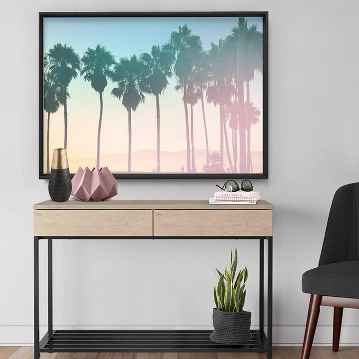 California Pastels / Palm Horizon - Art Print, Wall Art, Ozark Home 