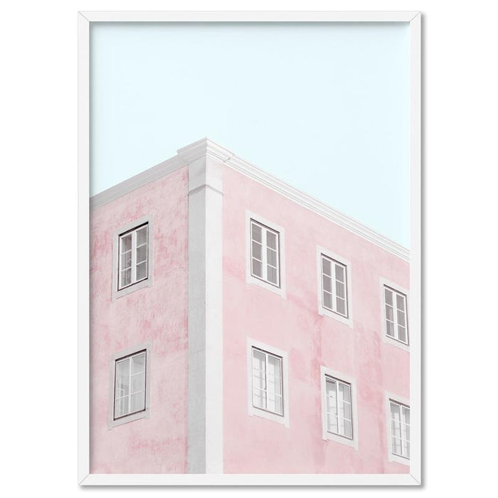 Palm Springs Pastels / Pretty in Pink Apartments - Art Print, Wall Art, Ozark Home 