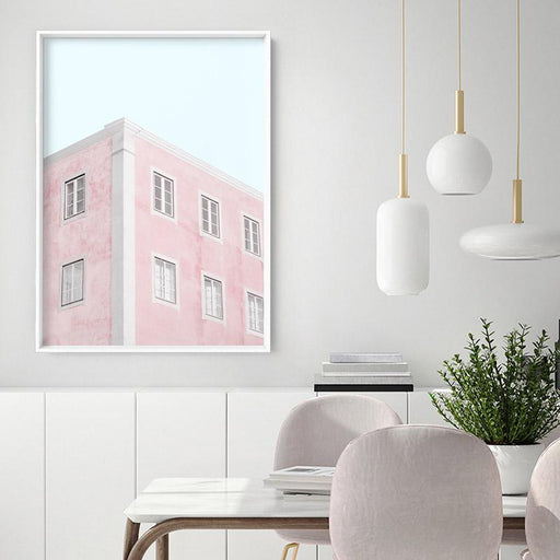 Palm Springs Pastels / Pretty in Pink Apartments - Art Print, Wall Art, Ozark Home 