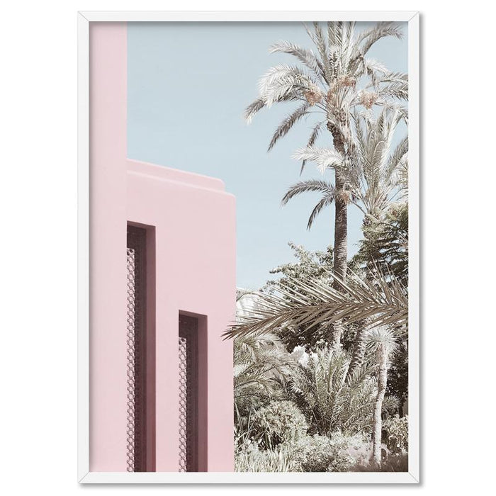 Palm Springs Pastels / Pretty in Pink Resort - Art Print, Wall Art, Ozark Home 