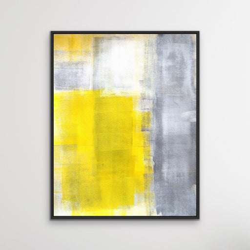 Ultimate Gray Meets Illuminating -  Pantone Colour Of The Year 2021 Canvas Print, Wall Art, Ozark Home 