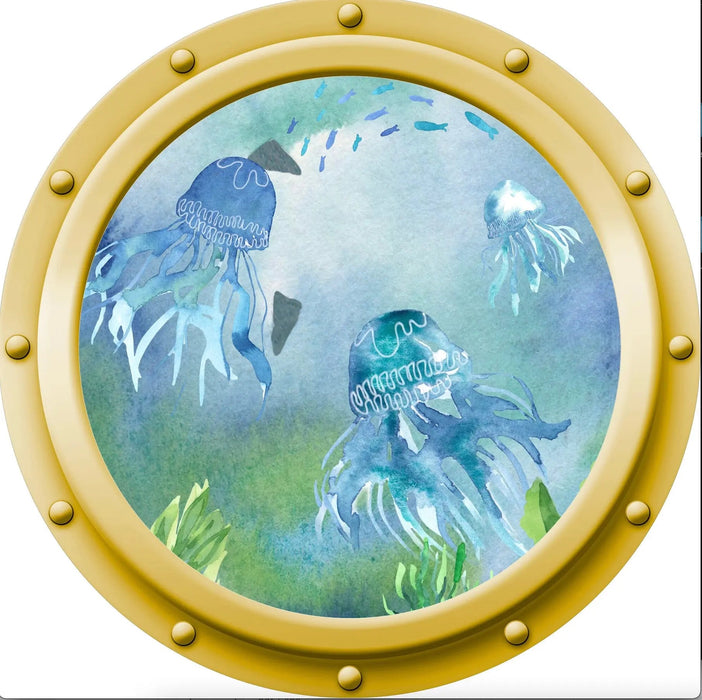 Under The Sea - Round Porthole Illustrations