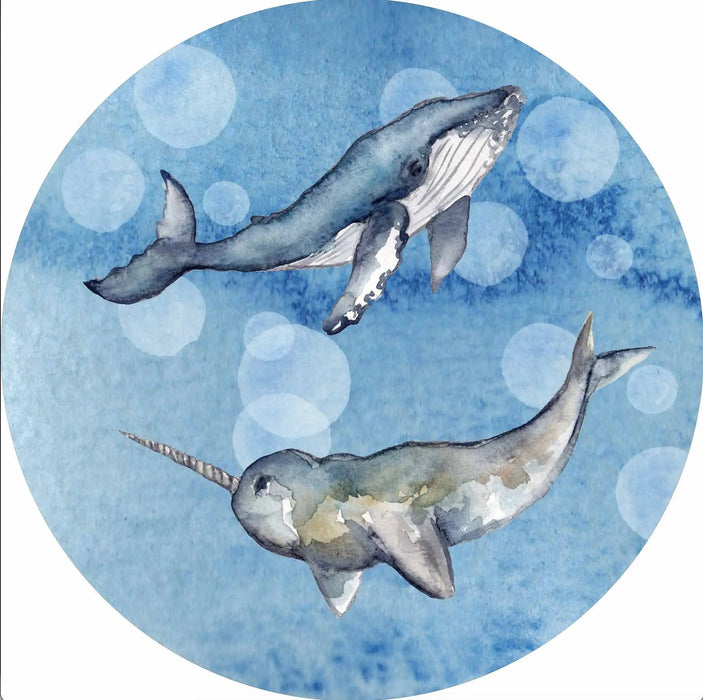 Under The Sea - Round Porthole Illustrations