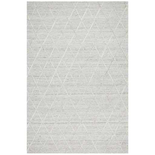 Vada Silver Winter Diamond Handtufted Contemporary Rug, Rugs, Ozark Home 