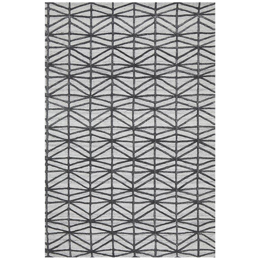 Vada Pewter Winter Prestige Handtufted Contemporary Rug, Rugs, Ozark Home 