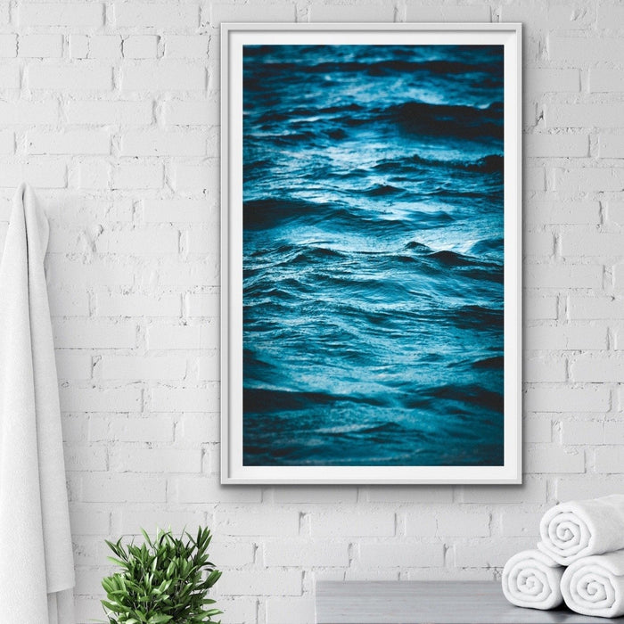 Vast Ocean - Blue Ocean Water Photographic Wall Art Print