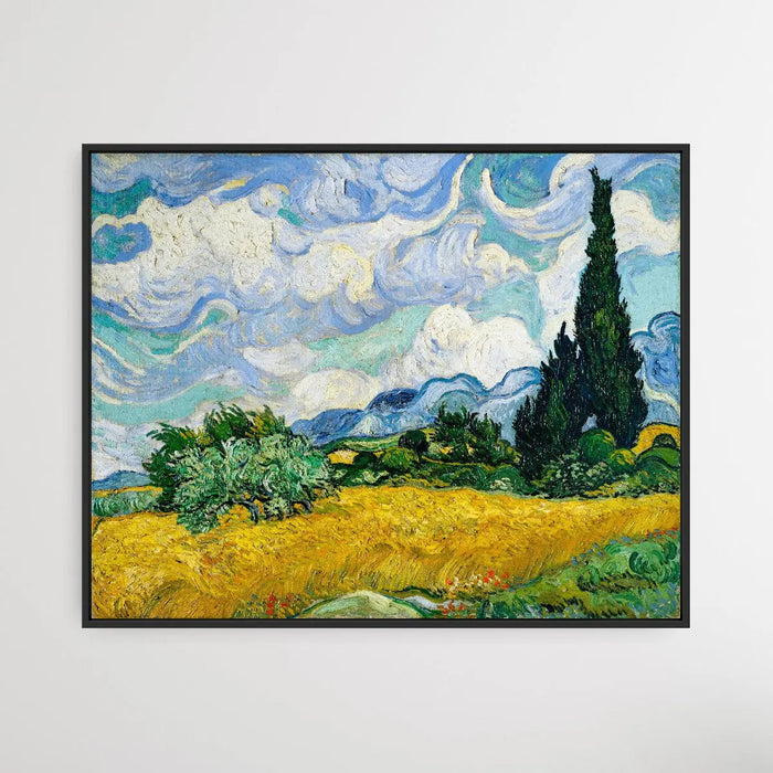 Vincent Van Gogh's Wheat Field with Cypresses (1889)