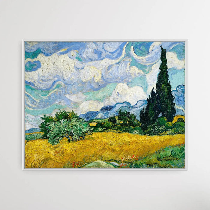 Vincent Van Gogh's Wheat Field with Cypresses (1889)