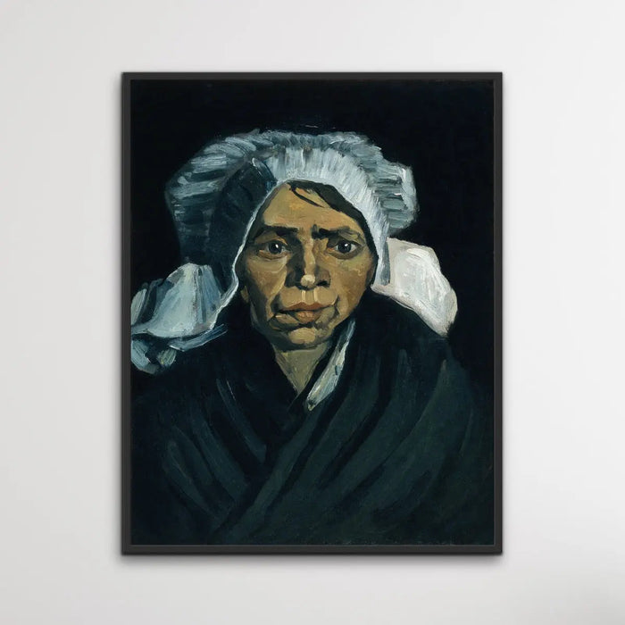 Vincent van Gogh's Head of a Peasant Woman (1884) - Print of Original Artwork, Wall Art, Ozark Home 