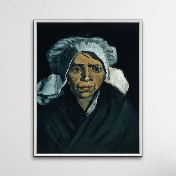 Vincent van Gogh's Head of a Peasant Woman (1884) - Print of Original Artwork, Wall Art, Ozark Home 