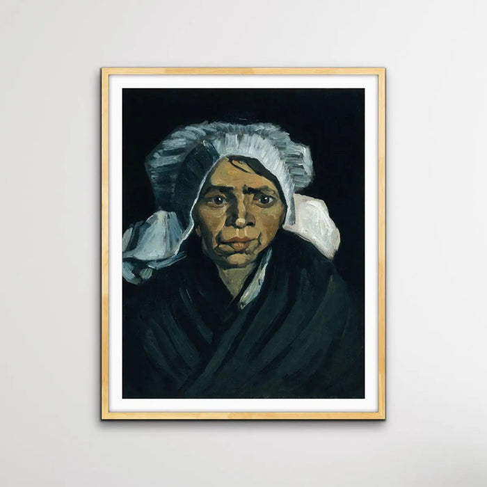 Vincent van Gogh's Head of a Peasant Woman (1884) - Print of Original Artwork, Wall Art, Ozark Home 