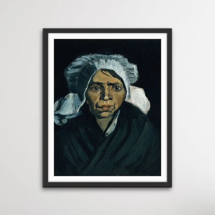 Vincent van Gogh's Head of a Peasant Woman (1884) - Print of Original Artwork, Wall Art, Ozark Home 