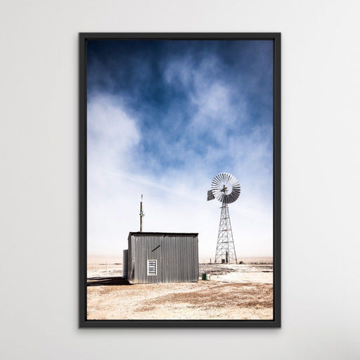 Windmill - Australian Landscape Outback Photographic Print, Wall Art, Ozark Home 