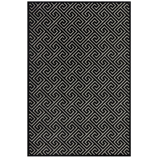 Luxor Black & Gold Art Deco Luxury Rug, Rugs, Ozark Home 