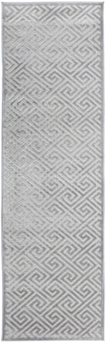 Luxor Silver Art Deco Luxury Rug, Rugs, Ozark Home 