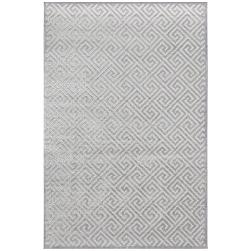 Luxor Silver Art Deco Luxury Rug, Rugs, Ozark Home 