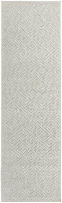 Luxor Natural & White Art Deco Luxury Rug, Rugs, Ozark Home 